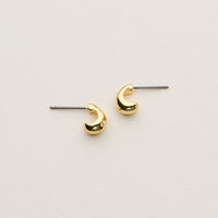 Gold Dipped Mini Chunky Studs - 18K Gold Plated