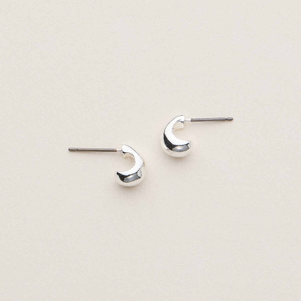 Gold Dipped Mini Chunky Studs - 18K Gold Plated