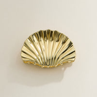 Shell Claw Clip in Gold or Silver Finish