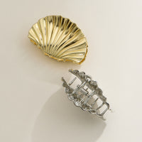 Shell Claw Clip in Gold or Silver Finish