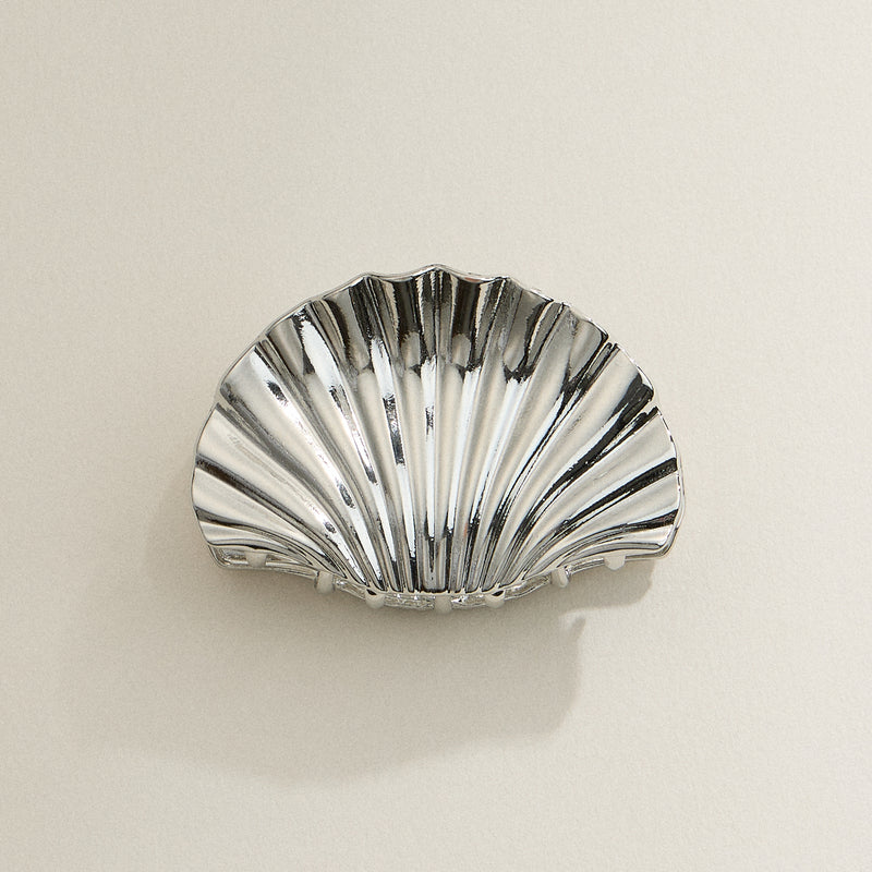 Shell Claw Clip in Gold or Silver Finish