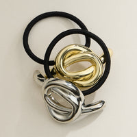 Twist Knot Metal Hair Ties