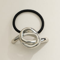 Twist Knot Metal Hair Ties