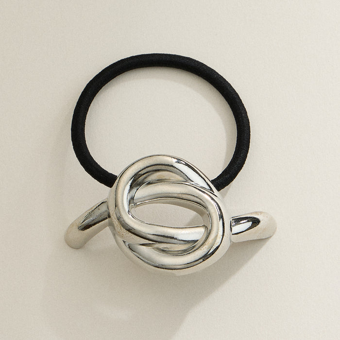 Twist Knot Metal Hair Ties