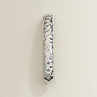 Hammered Textured Metal Hair Clip