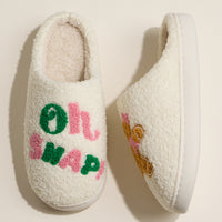 Oh Snap! Gingerbread Holiday Slippers