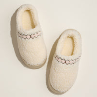 Sherpa Slippers with Removable Puffy Bow