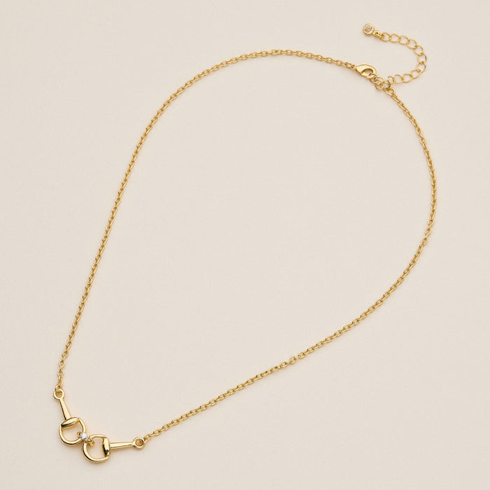 Adjustable Gold Dipped Bit Chain Necklace - 18K Gold