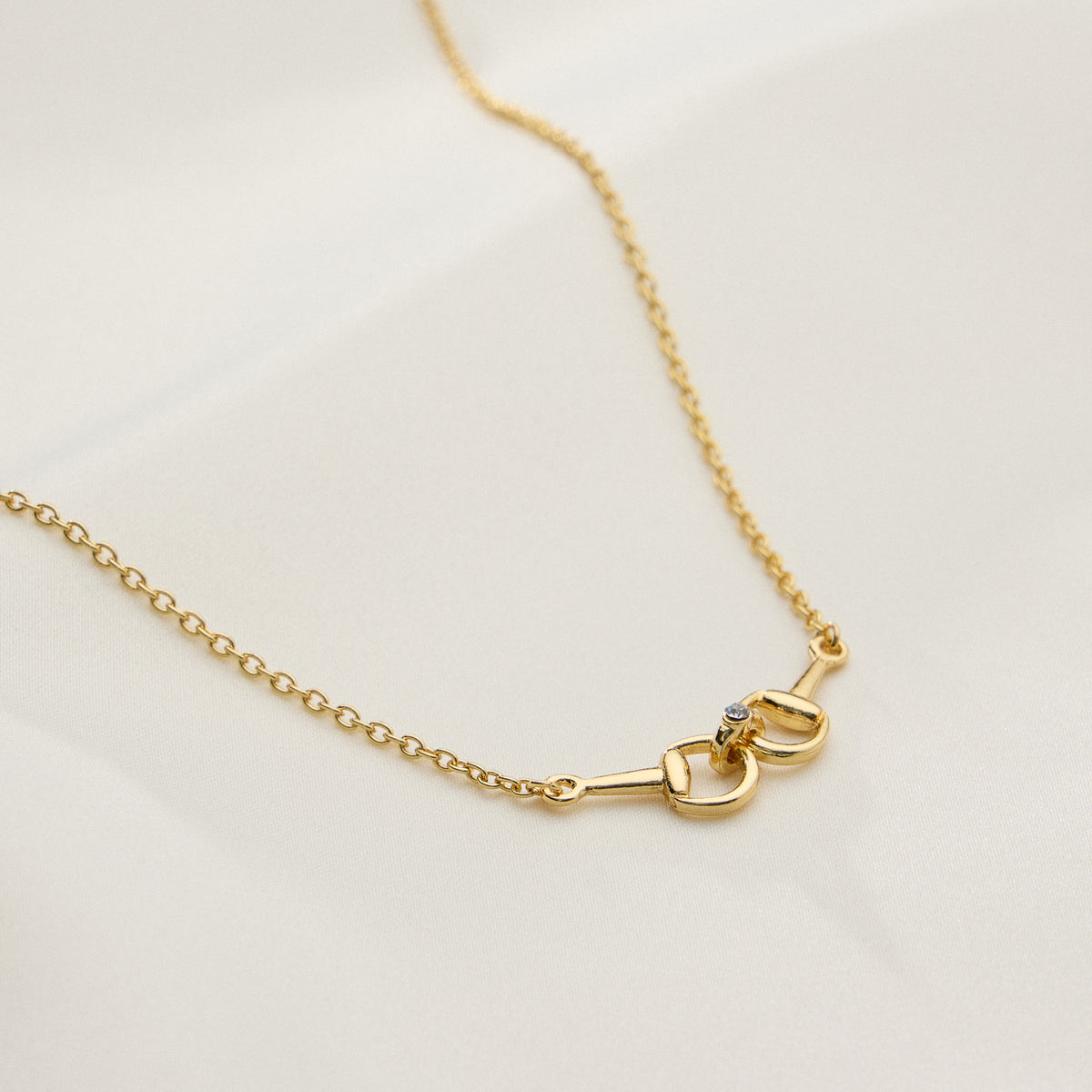 Adjustable Gold Dipped Bit Chain Necklace - 18K Gold
