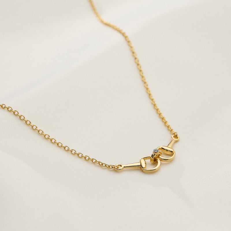 Adjustable Gold Dipped Bit Chain Necklace - 18K Gold