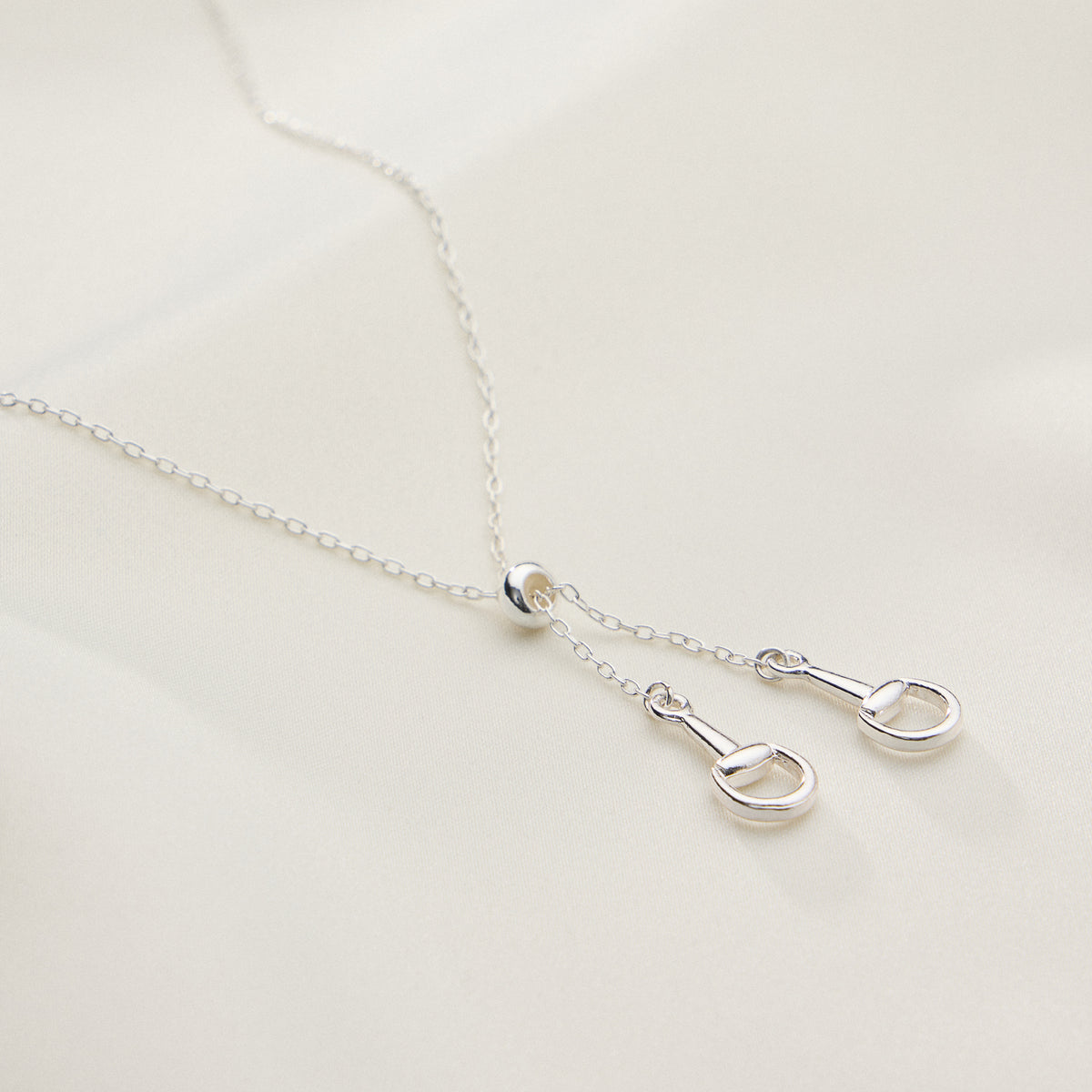 Gold Dipped Bit Charm Necklace - 18K Gold