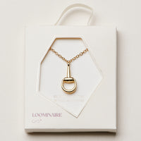 Minimalist Horseshoe Pendant Necklace
