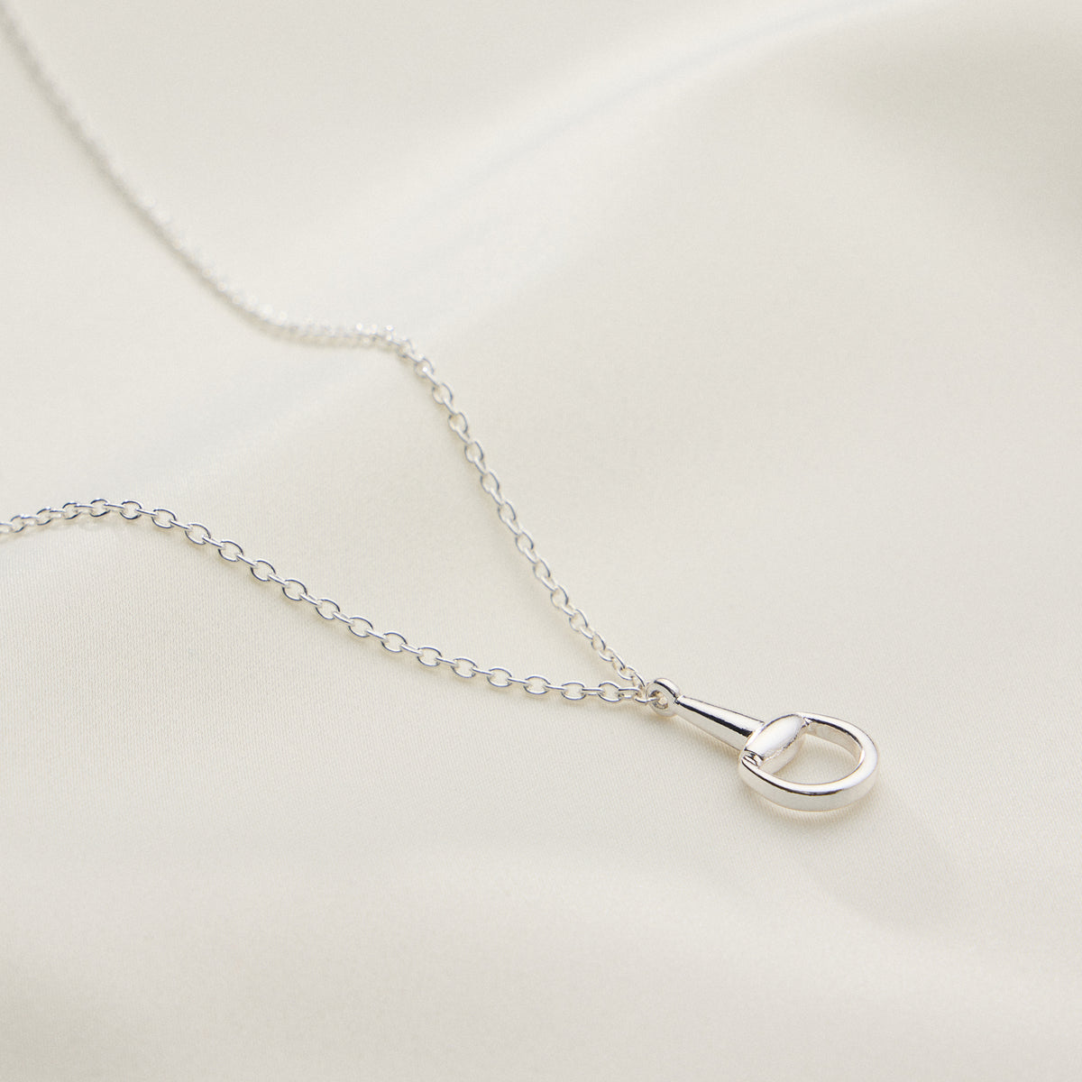 Minimalist Horseshoe Pendant Necklace