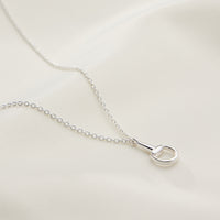 Minimalist Horseshoe Pendant Necklace
