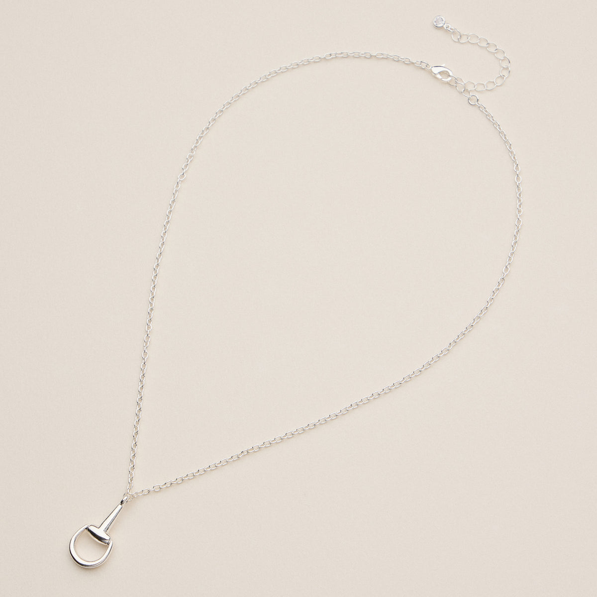 Minimalist Horseshoe Pendant Necklace