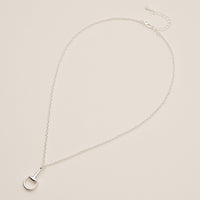 Minimalist Horseshoe Pendant Necklace