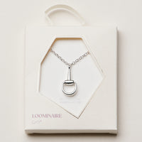 Minimalist Horseshoe Pendant Necklace