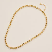 Adjustable Gold Dipped Layering Statement Chain - 18K Gold