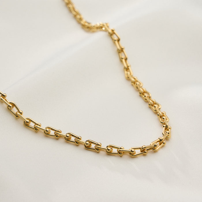 Adjustable 18K Gold Dipped Statement Layering Chain
