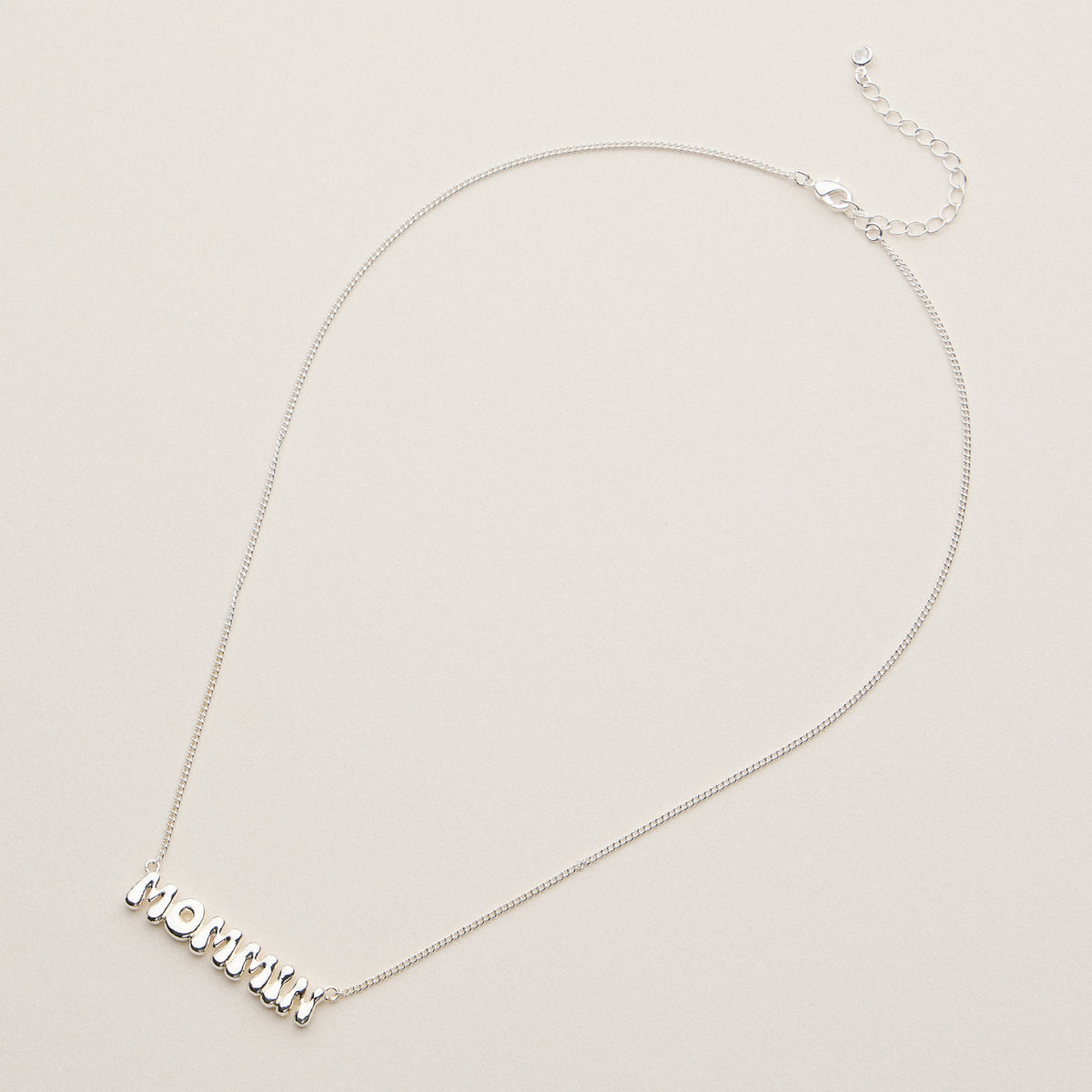 Gold Dipped Adjustable Mommin Necklace - 18K