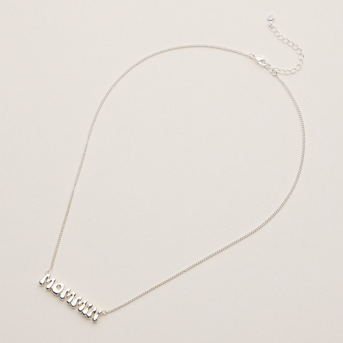 Gold Dipped Adjustable Mommin Necklace - 18K