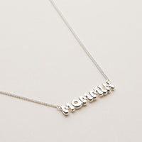 Gold Dipped Adjustable Mommin Necklace - 18K