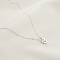 Gold Plated Tab Necklace - 18K