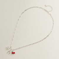 Lucky Charm Trio Necklace - 18K Gold