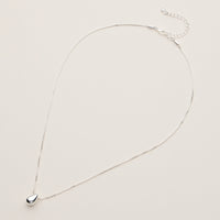 3D Teardrop Necklace - 18K Gold Dipped