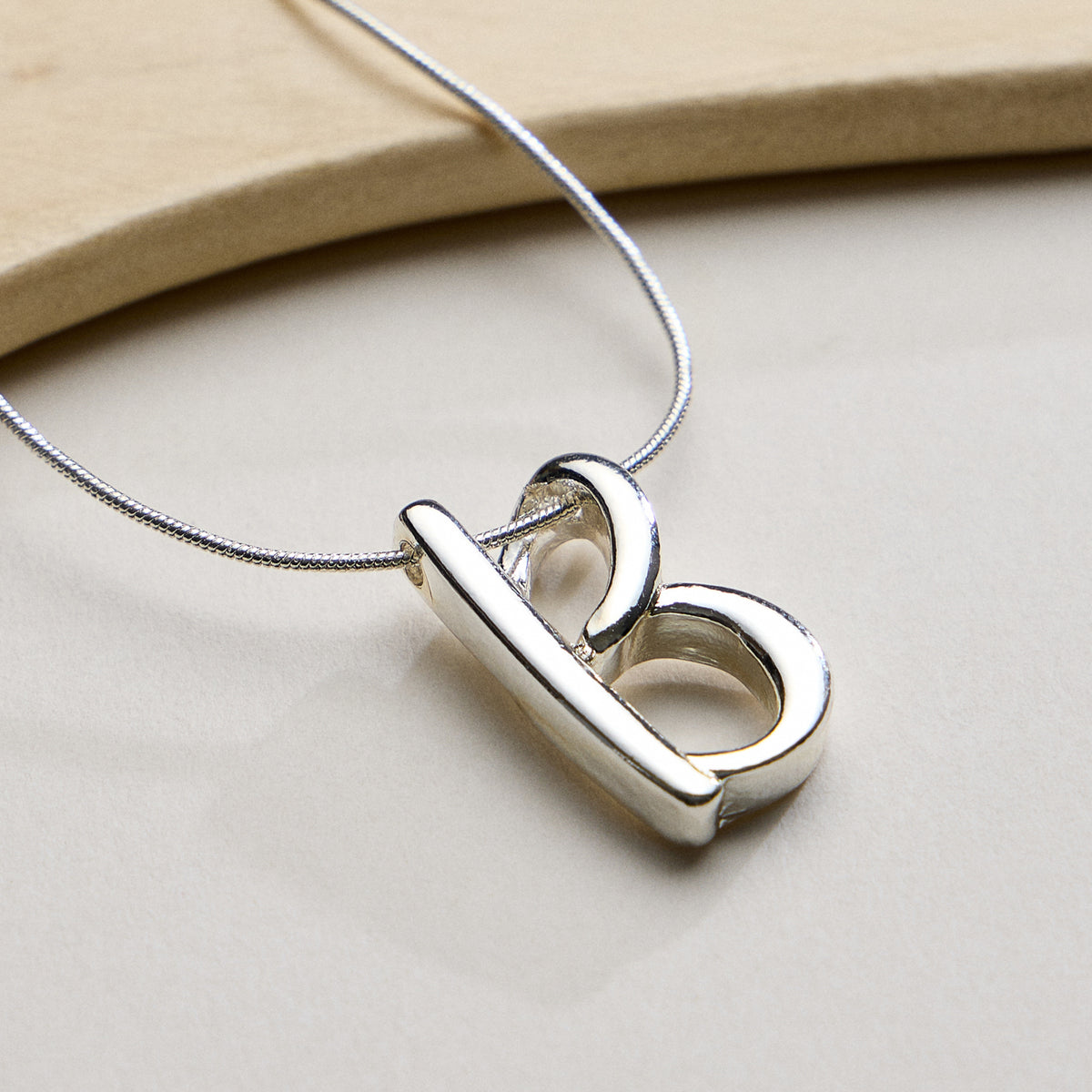 Personalized Initial Letter Pendant Gold Dipped Necklace – Gold & Silver Alphabet Charm Jewelry