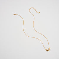 Gold Dipped LOVE Cube Letter Necklace – Minimalist Chain Pendant, Semi-Fine Jewelry