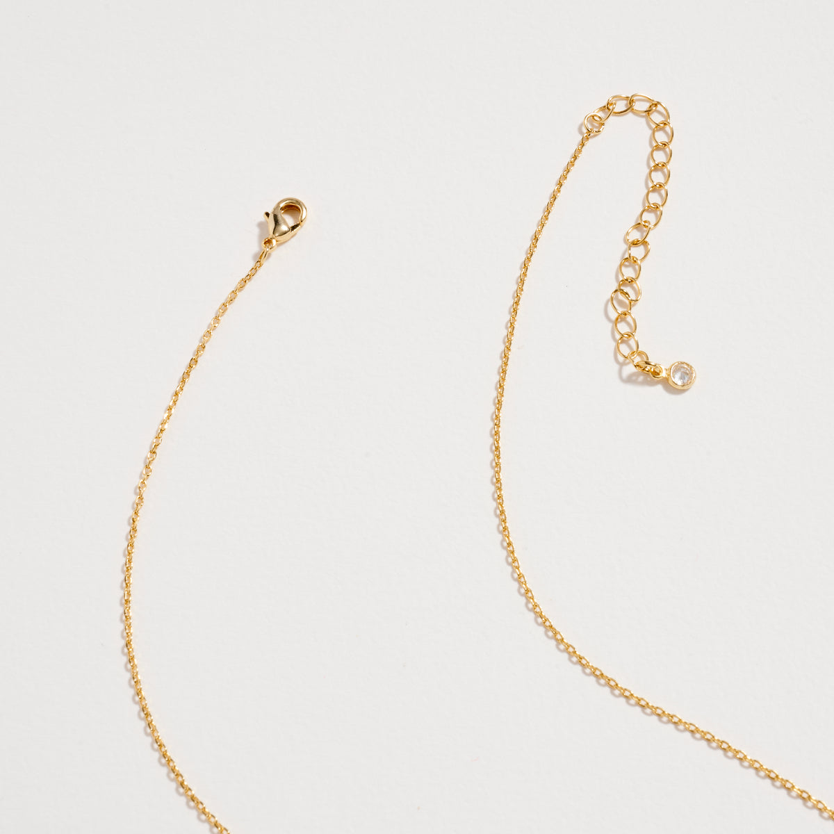 Gold Dipped MAMA Cube Letter Necklace – Minimalist Chain Pendant, Semi-Fine Jewelry