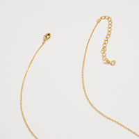 Gold Dipped MAMA Cube Letter Necklace – Minimalist Chain Pendant, Semi-Fine Jewelry