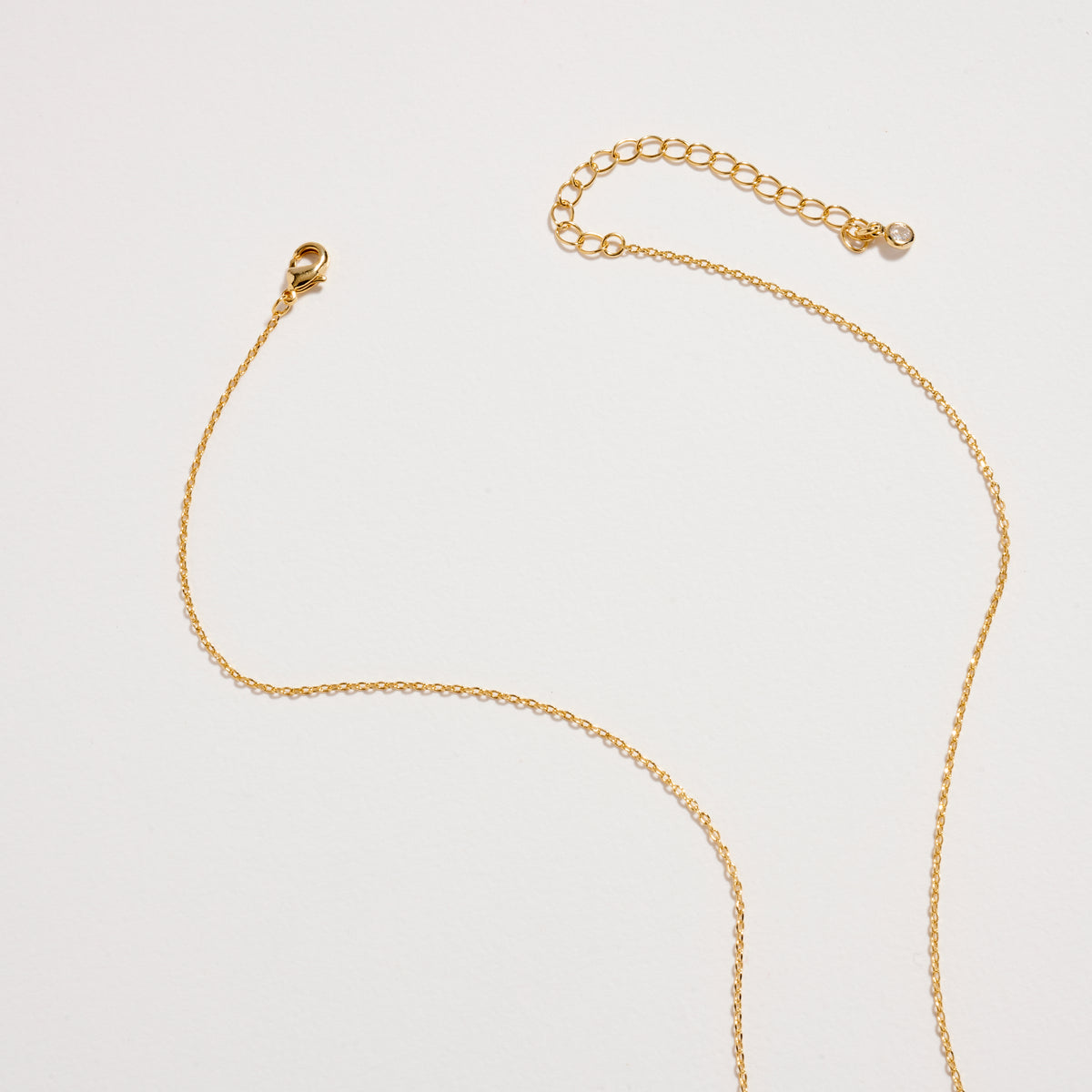 Gold Dipped WIFE Cube Letter Necklace – Minimalist Chain Pendant, Semi-Fine Jewelry