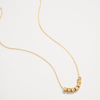 Gold Dipped “Believe” Cube Letter Necklace – 18K Gold Dipped Inspirational Word Necklace, Adjustable Dainty Chain
