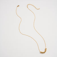 Gold Dipped “Believe” Cube Letter Necklace – 18K Gold Dipped Inspirational Word Necklace, Adjustable Dainty Chain