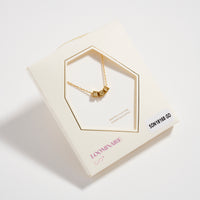 Gold Dipped “Hope” Cube Letter Necklace – 18K Gold Dipped Inspirational Word Necklace, Adjustable Dainty Chain