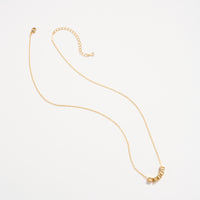 Gold Dipped WIFEY Cube Letter Necklace – Minimalist Chain Pendant, Semi-Fine Jewelry