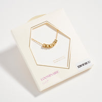 Gold Dipped WIFEY Cube Letter Necklace – Minimalist Chain Pendant, Semi-Fine Jewelry