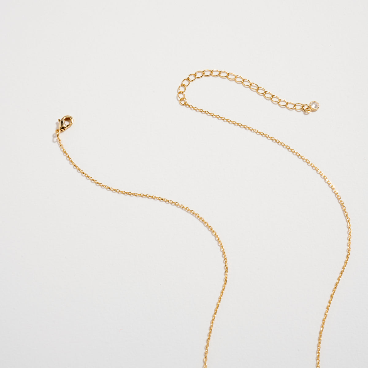 Gold Dipped FAITH Cube Letter Necklace – Minimalist Chain Pendant, Semi-Fine Jewelry