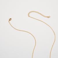 Gold Dipped FAITH Cube Letter Necklace – Minimalist Chain Pendant, Semi-Fine Jewelry