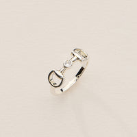 Equestrian-Inspired Bit Ring – 18K Gold Dipped