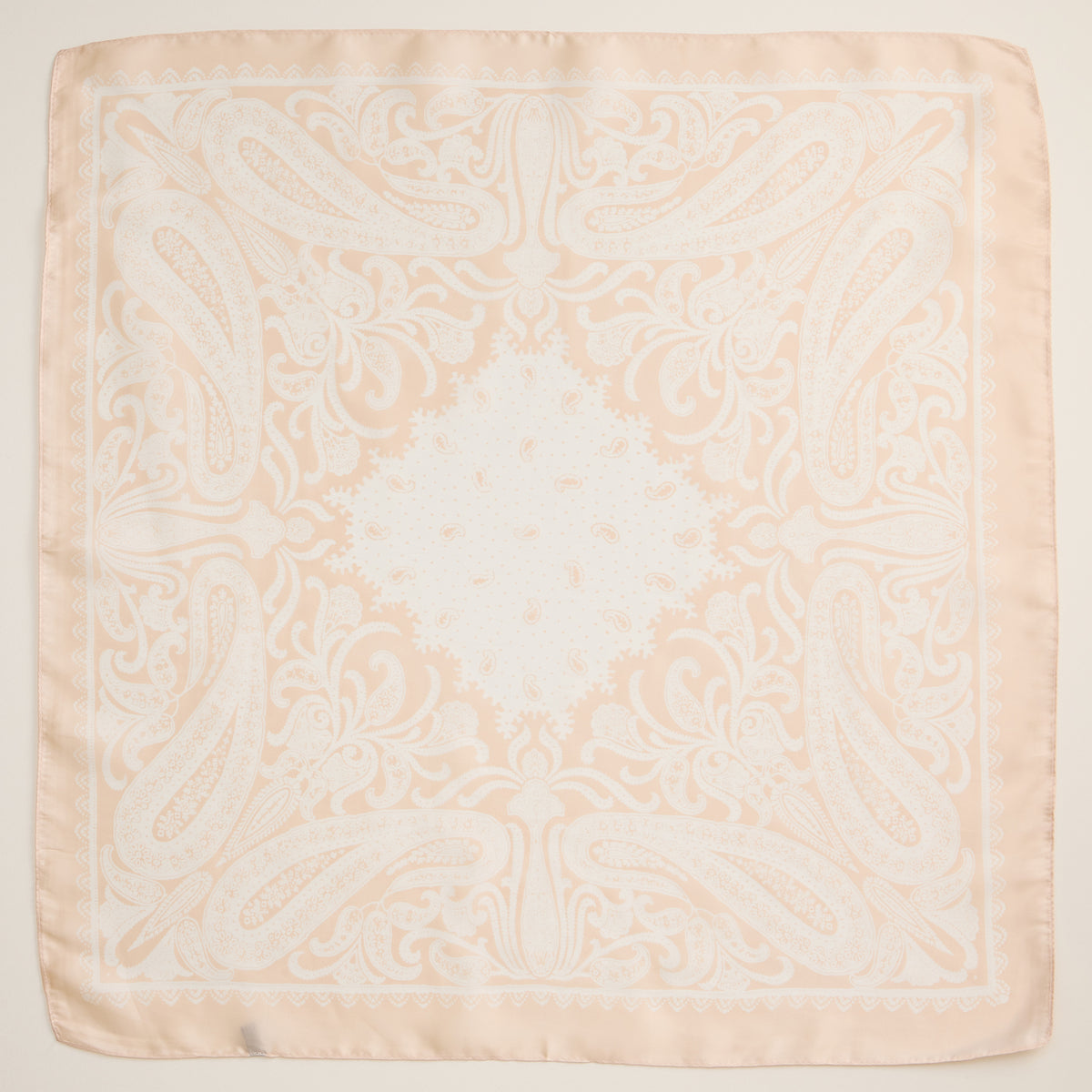 Paisley Bandana Scarf – Silk Texture Square Handkerchief for Men & Women