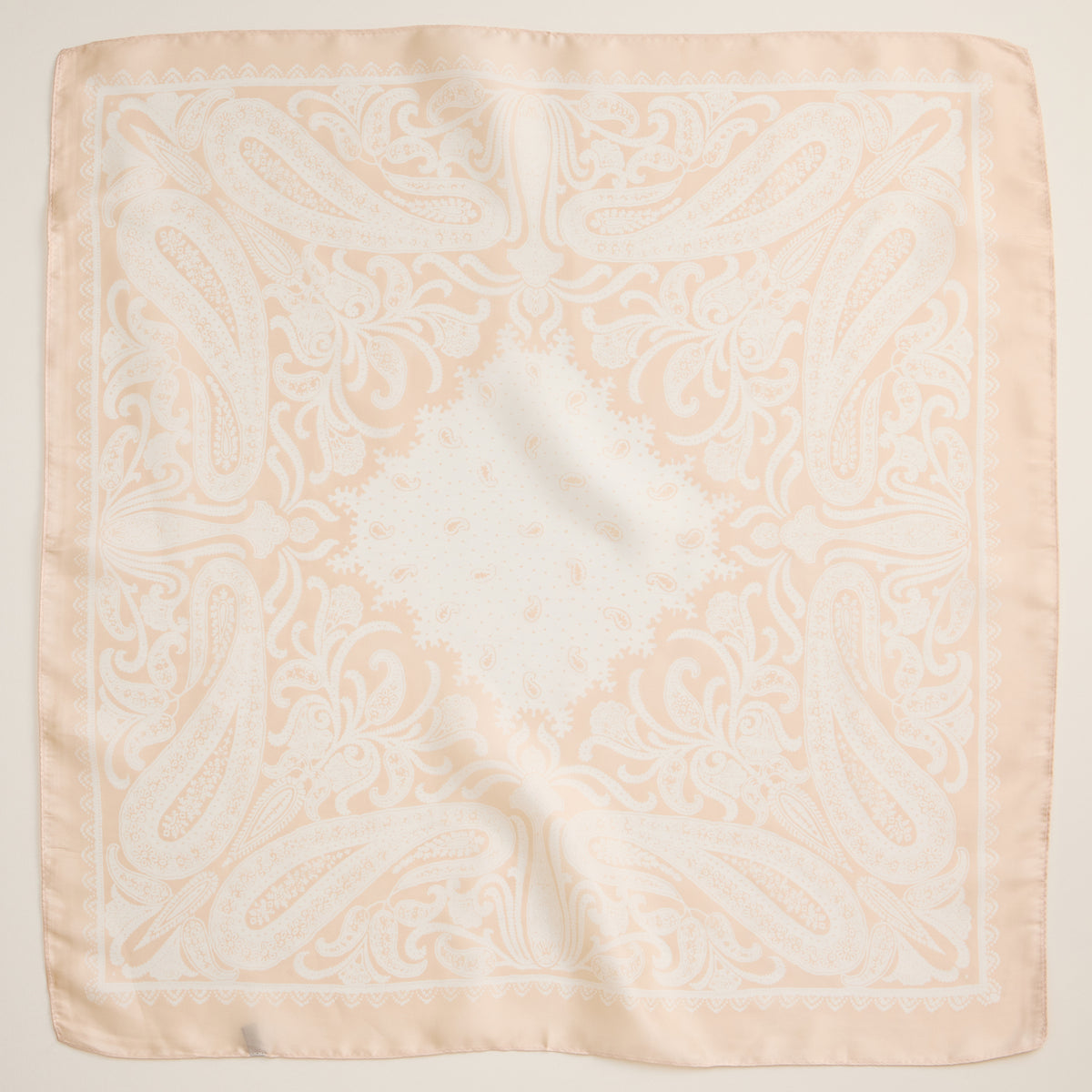 Paisley Bandana Scarf – Silk Texture Square Handkerchief for Men & Women