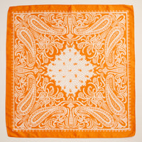 Paisley Bandana Scarf – Silk Texture Square Handkerchief for Men & Women