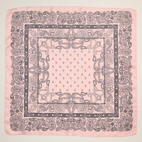 Classic Paisley Bandana Scarf – Silk Texture Square Scarf for Men & Women
