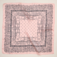 Classic Paisley Bandana Scarf – Silk Texture Square Scarf for Men & Women