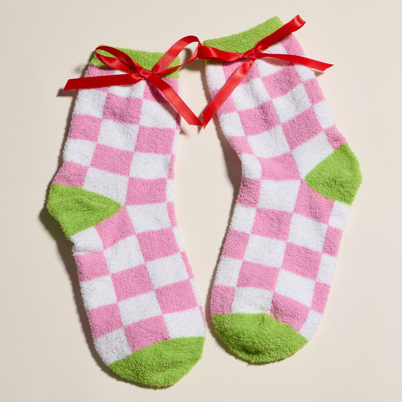 Holiday Sock Gift Set with Green Monster Designs