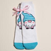 Cozy Holiday Socks Gift Set with Gnome and Snowman