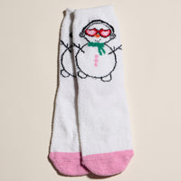 Cozy Holiday Socks Gift Set with Gnome and Snowman